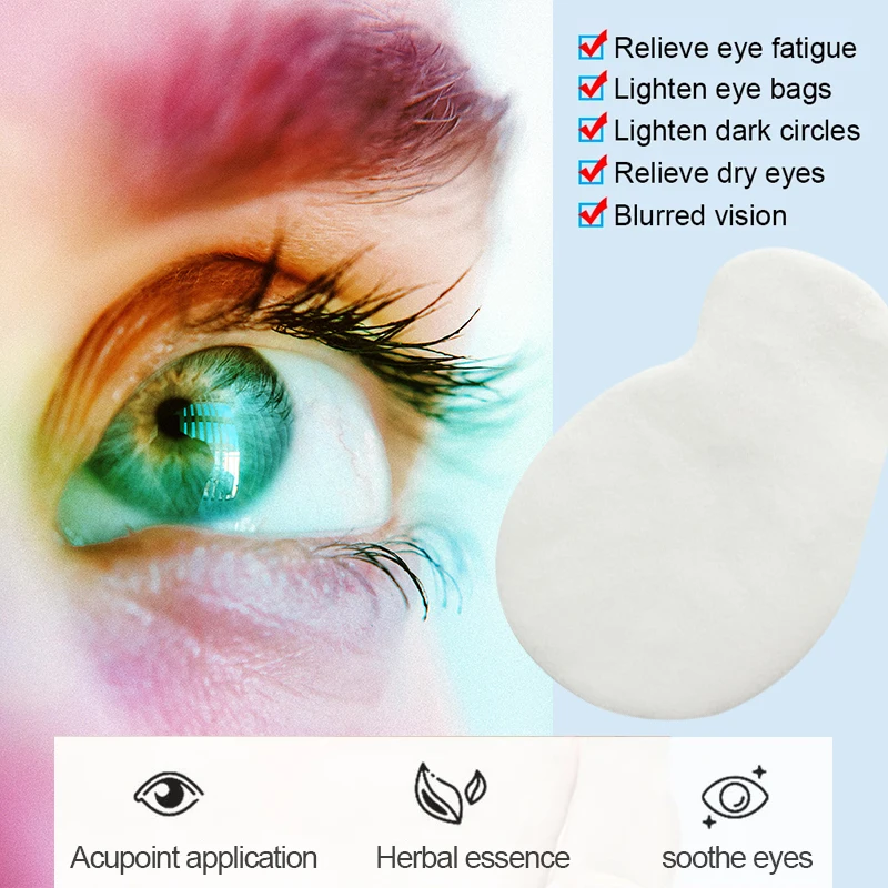 Eye Patch Improve Vision Eyesight Improvement Relieve Eye Dry Fatigue Myopia Amblyopia Restore Natural Extract Medical Eye Mask 3