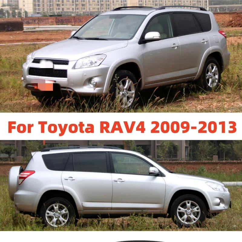 Window Visor Rain Guard Side Vent Deflector Weathershield Moulding Trim For Toyota RAV4 2009-2013 Car Accessories car window visor car window deflectors