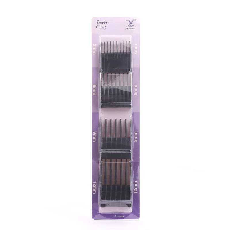 4Pcs/set 2021 New Professional Black Hair Clipper Limit Comb Hairdresser Replacement Cutting Guide For Moser 1400 Series G1202 new design 12 multi function professional speaker 2021 ktv speaker kx312