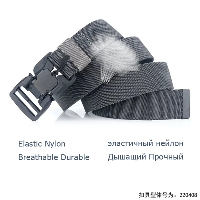 Enhanced Product Title:  
Tactical Nylon Belt with Magnetic Quick Release Buckle