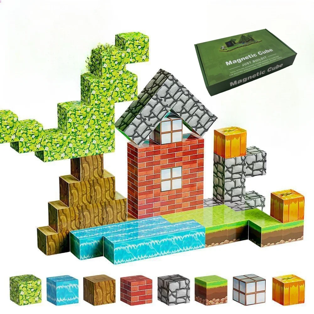 Magnetic Building Blocks STEM Magnetic Building Blocks Kit Creative Engineering Toys DIY Assembly Bricks Educational Gift for Children Age 5-12 Years Old magnetic building blocks,magnetic assembly toy