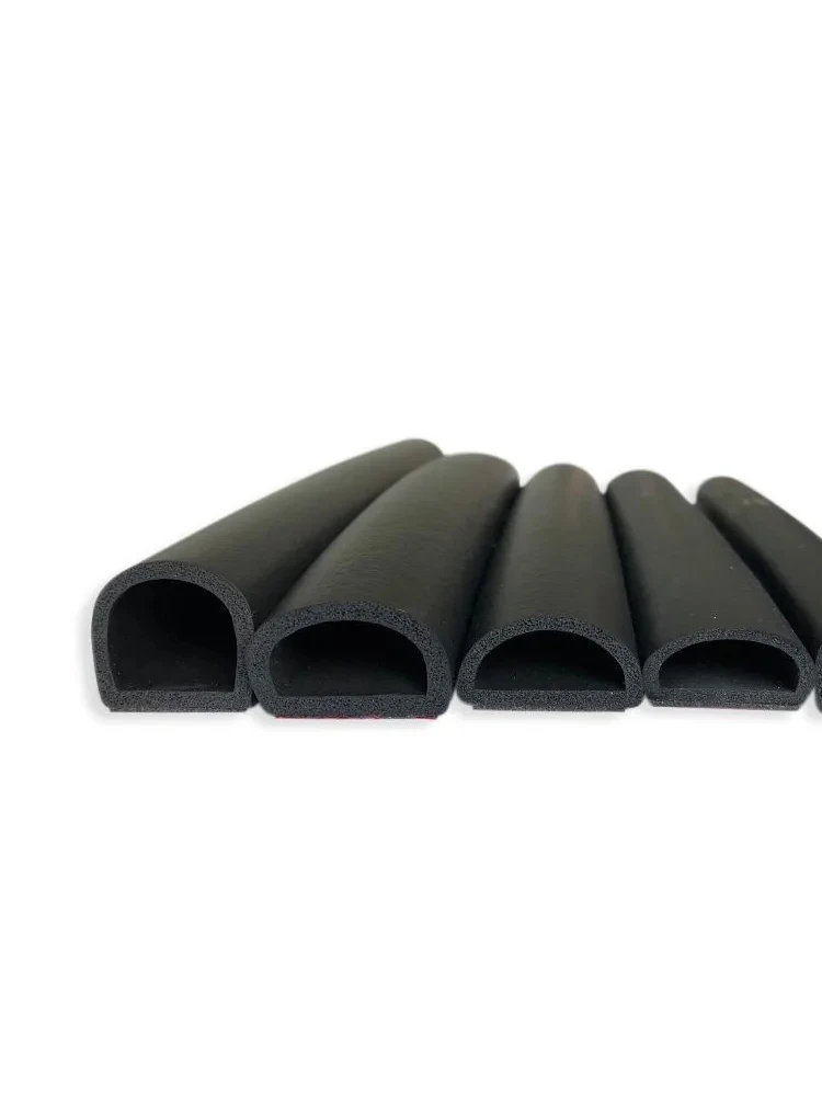 1/3meter Doors And Windows D Shape Sealing Strip EPDM Rubber Foam Self-Adhesive D Type Soundproofing Windproof Weatherstrip door seal strip sealing strip tape window seal strip sealing tape sealing strip rubber seal strip silicone seal strip