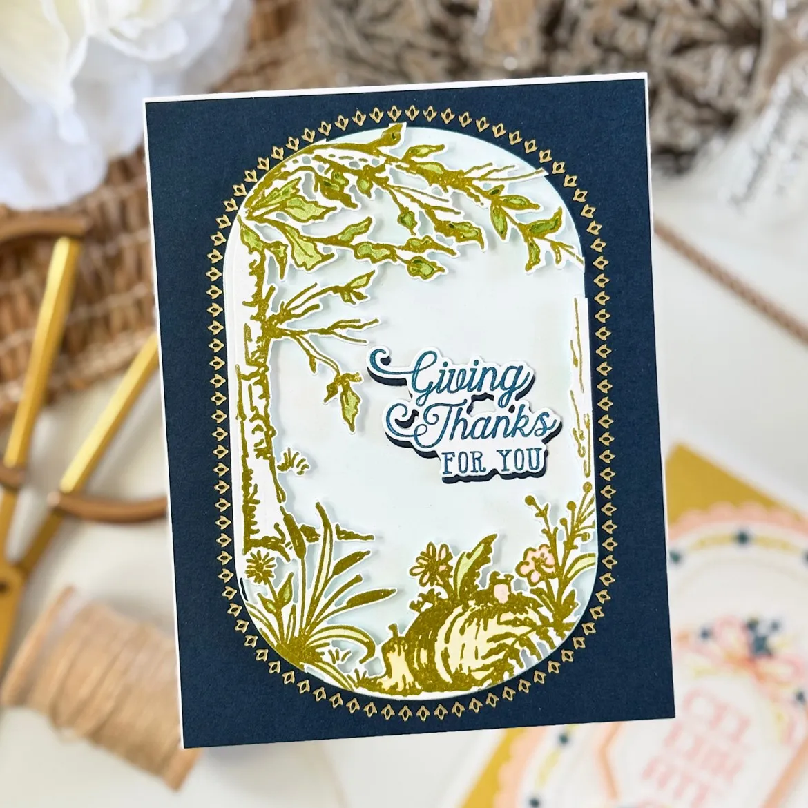 Metal Cutting Dies Craft Stencil Embossing Cutting Die Cutting Dies Scrapbook Stamps Autumn Thankful & Blessed Metal Cutting Dies Stamps Stencil DIY Scrapbook Handmade Greeting Card Embossing Template 2025