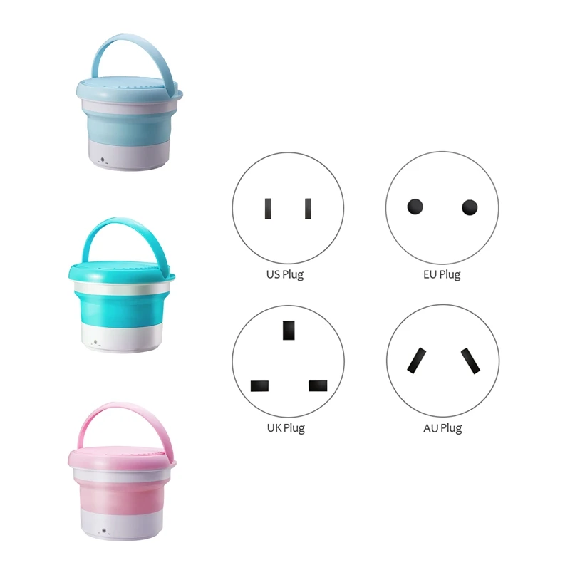 

Автоматическая Портативная Складная Стиральная машина для путешествий туристическое нижнее белье Складная Стиральная Машина