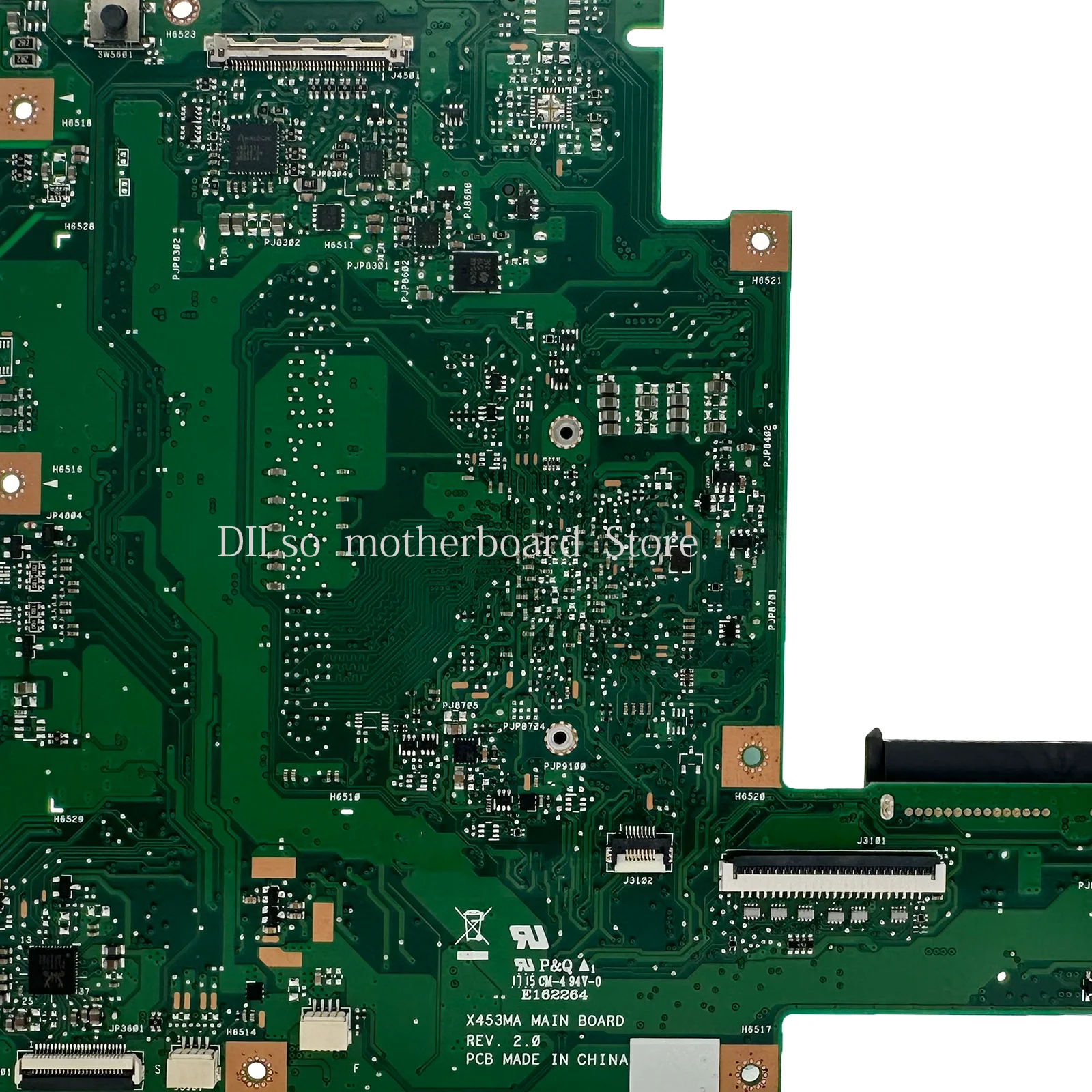 Kefu X453ma X453ma Laptop Motherboard Mainboard para Asus X453 com N2830 N2840 N3530 N3540 Ddr3l Core Core 100 Funcionando Wel - Imagem 3