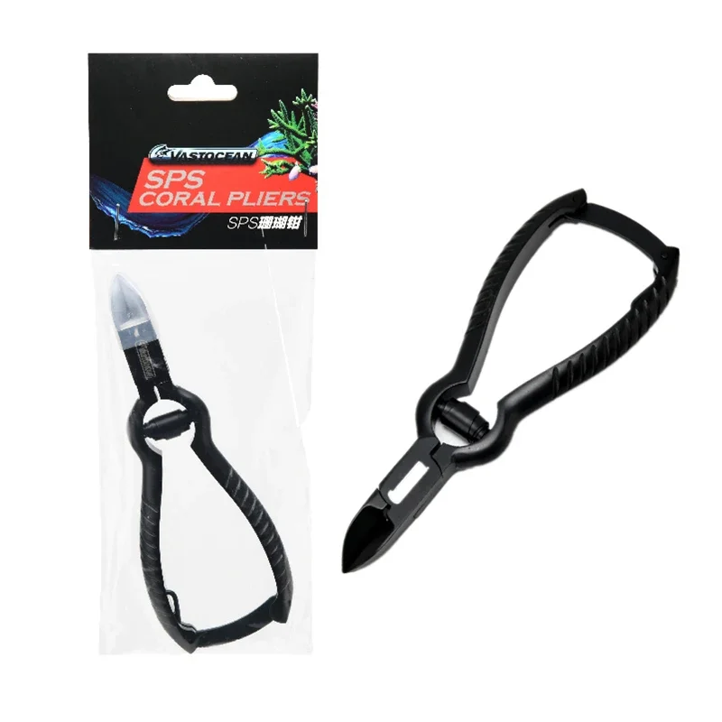 

VASTOCEAN SPS Aquarium Straight Coral Plant Pliers Scissors Stainless Steel Fish Reef Tank Cleaning Tools Cutter Clipper