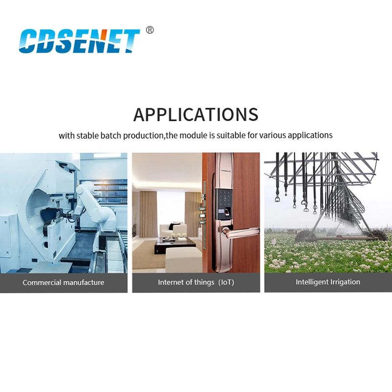 CC2652 Module 2.4GHz ZigBee 3.0 Thread BLE 5dBm CDSENET E72-2G4M05S1F PCB IPEX Multiprotocol Blue-tooth RF Wireless Module