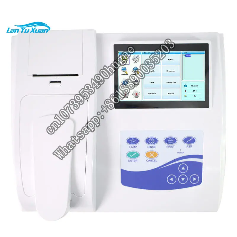 

Hot-sale portable semi automated biochemistry analyzer laboratory equipment blood chemical analyzer price