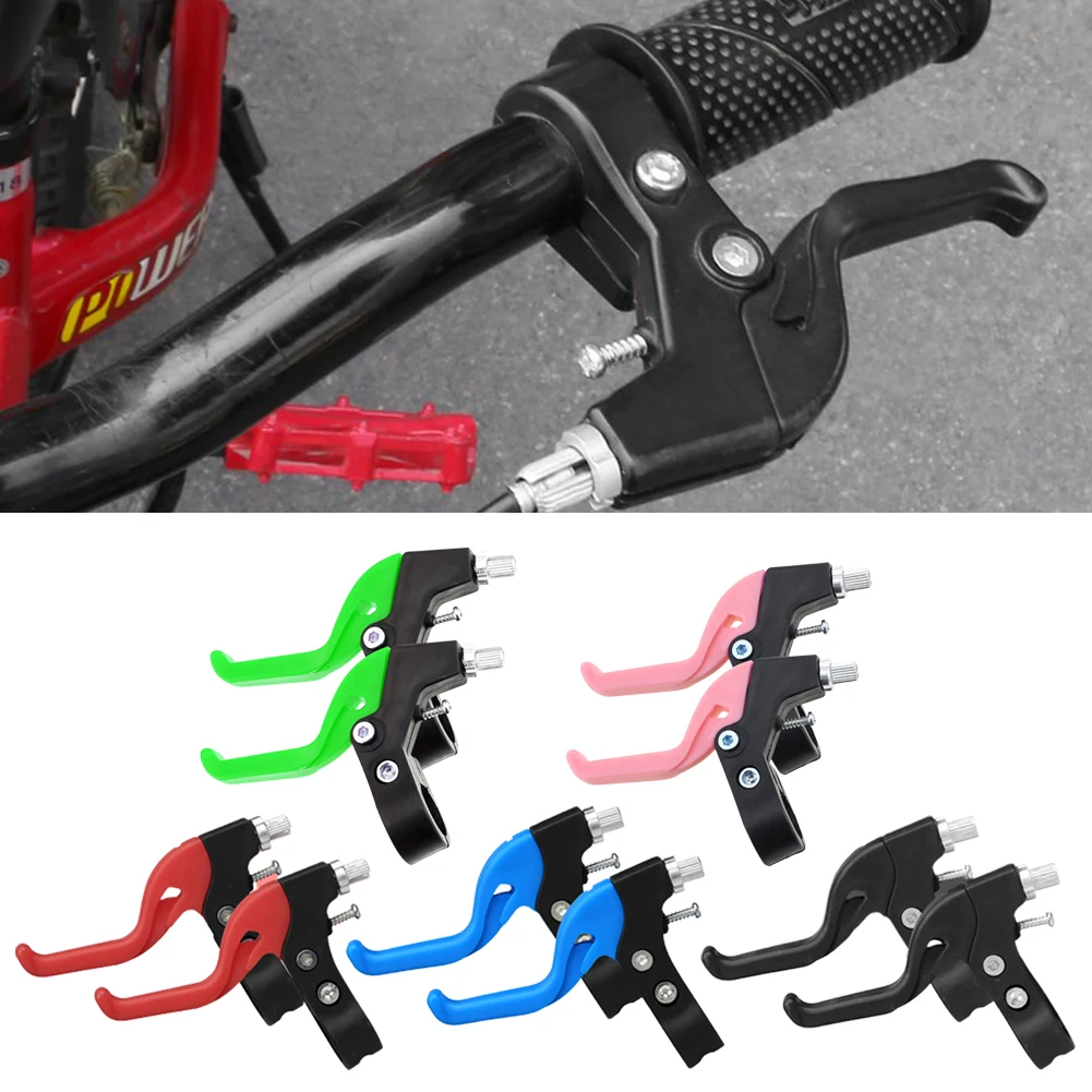 Bicycle Brake Handle 1 Pair Bicycle Brake Handle Mountain Bike Cycling Brake Levers Children Kids Bikes Accessories