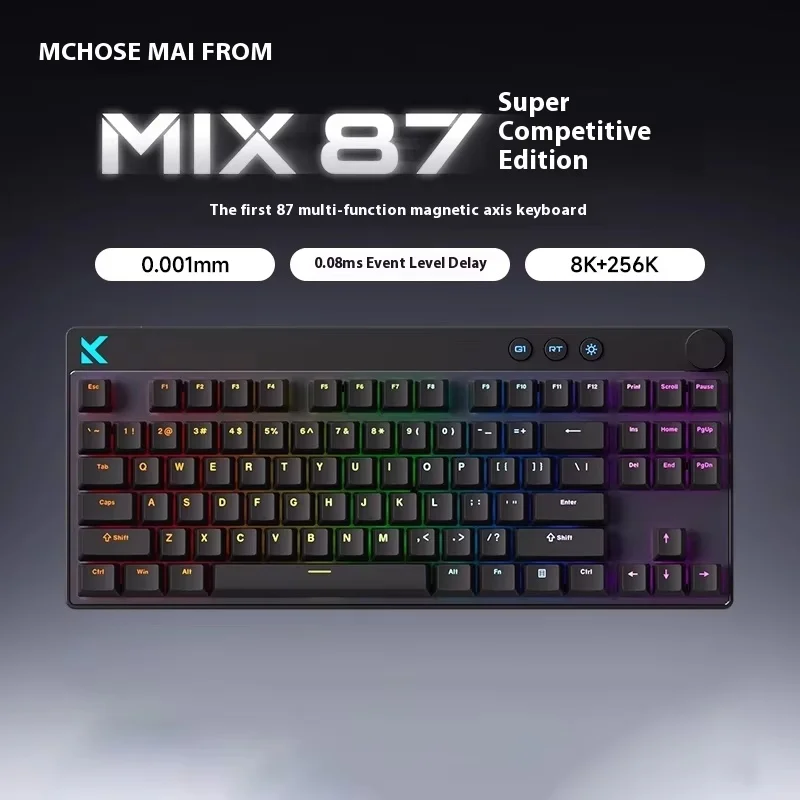 Mchose Mix87 Magnetic Swtich Keyboard Wired Gaming Keyboard
