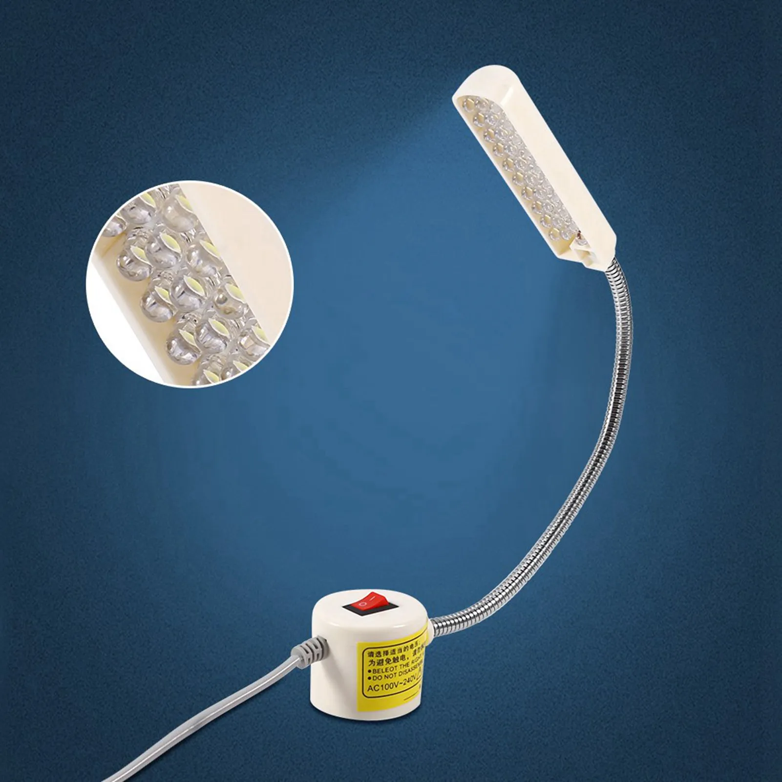 Sewing Machine Light Magnetic Base Light AC -240V 30 LED Light Lamp ...