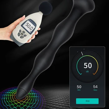 Electric Prostate Massager Pulse Shock Heating Vibrators Masturbator Anal Plug Bead Unisex Erotic Butt Sex Toys For Men Women 5