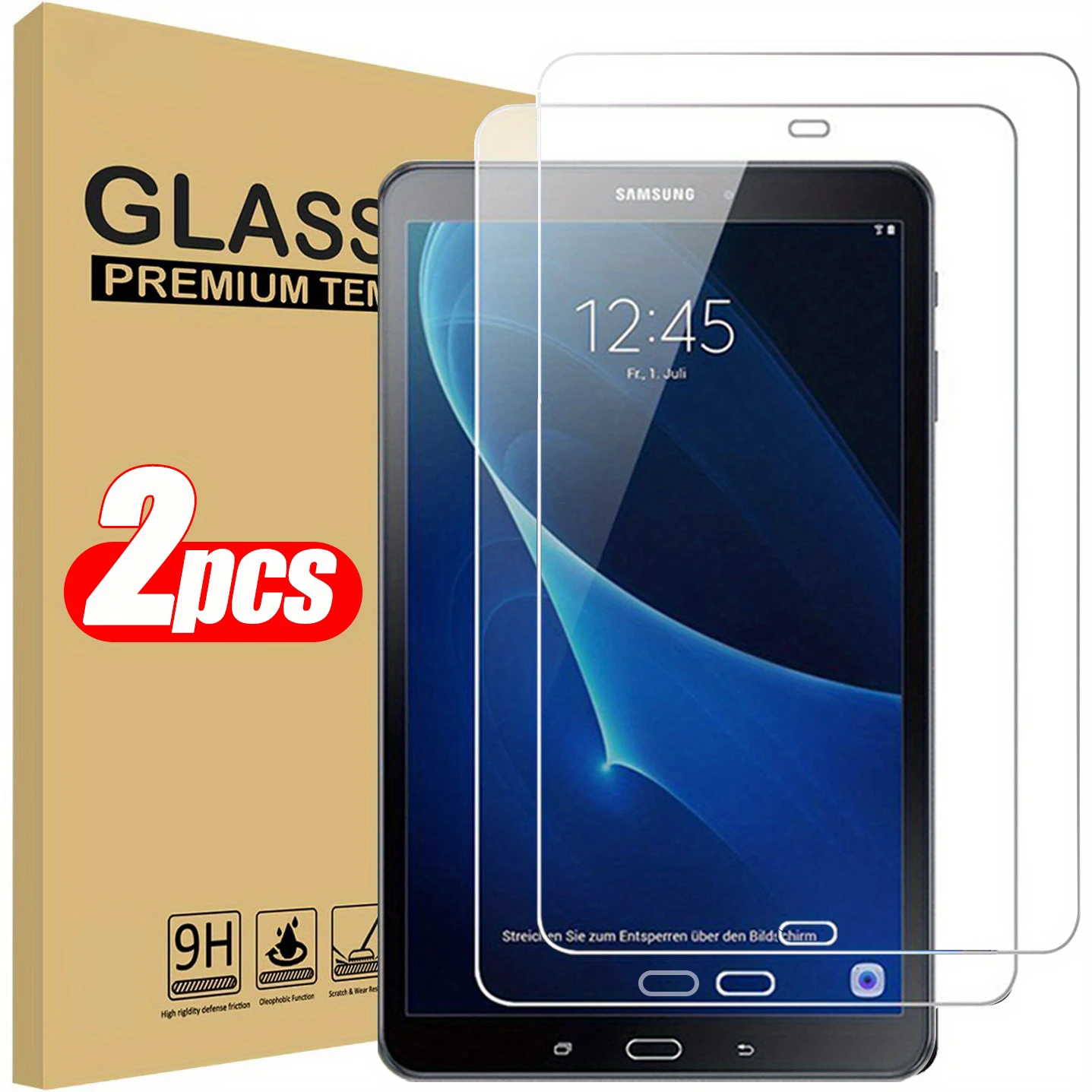 Premium 2-Pack 9H Tempered Glass Screen Protector – Clear and Anti-Scratch Film