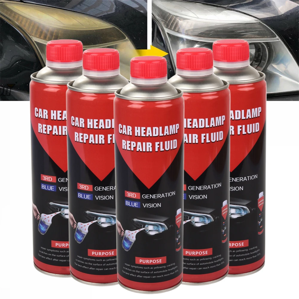 800MLHeadlightRestorationRepairFluidPolishTheHeadlightsLiquid