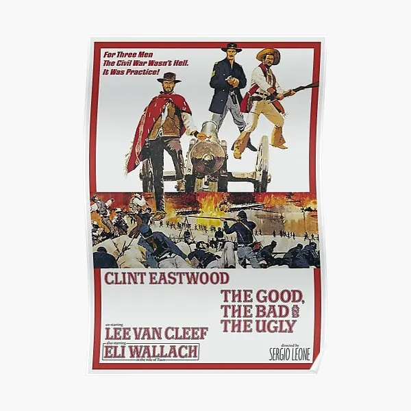 

Poster The Good The Bad And The Ugly Poster Wall Painting Art Picture Funny Decor Home Decoration Mural Room Vintage No Frame