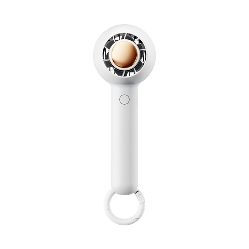 

Mini Handheld Fan Turbo Bladeless Handheld Small Fan Rechargeable With 2-Speeds 8-12 Hours Operated