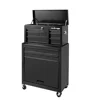5 Drawer Portable Rolling Tool Chest and Cabinet Combo Heavy-Duty Steel Construction Lockable Top Chest Large Storage Capacity 1