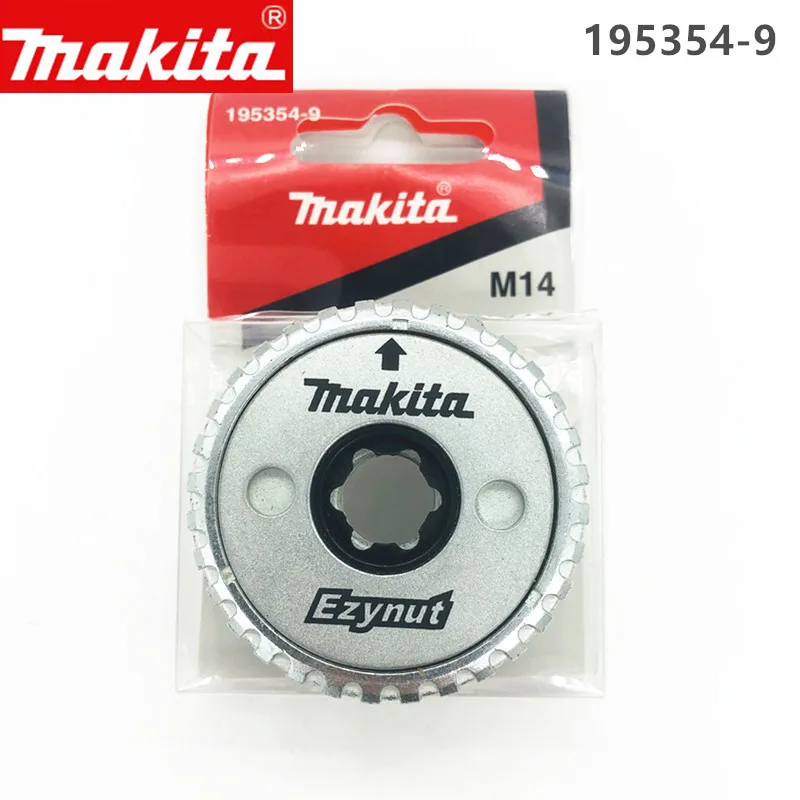 

Новинка оригинальный Makita 195354-9 Ezynut для шлифовальных машин 180/230 мм Угловая шлифовальная машина запчасти для электрических инструментов