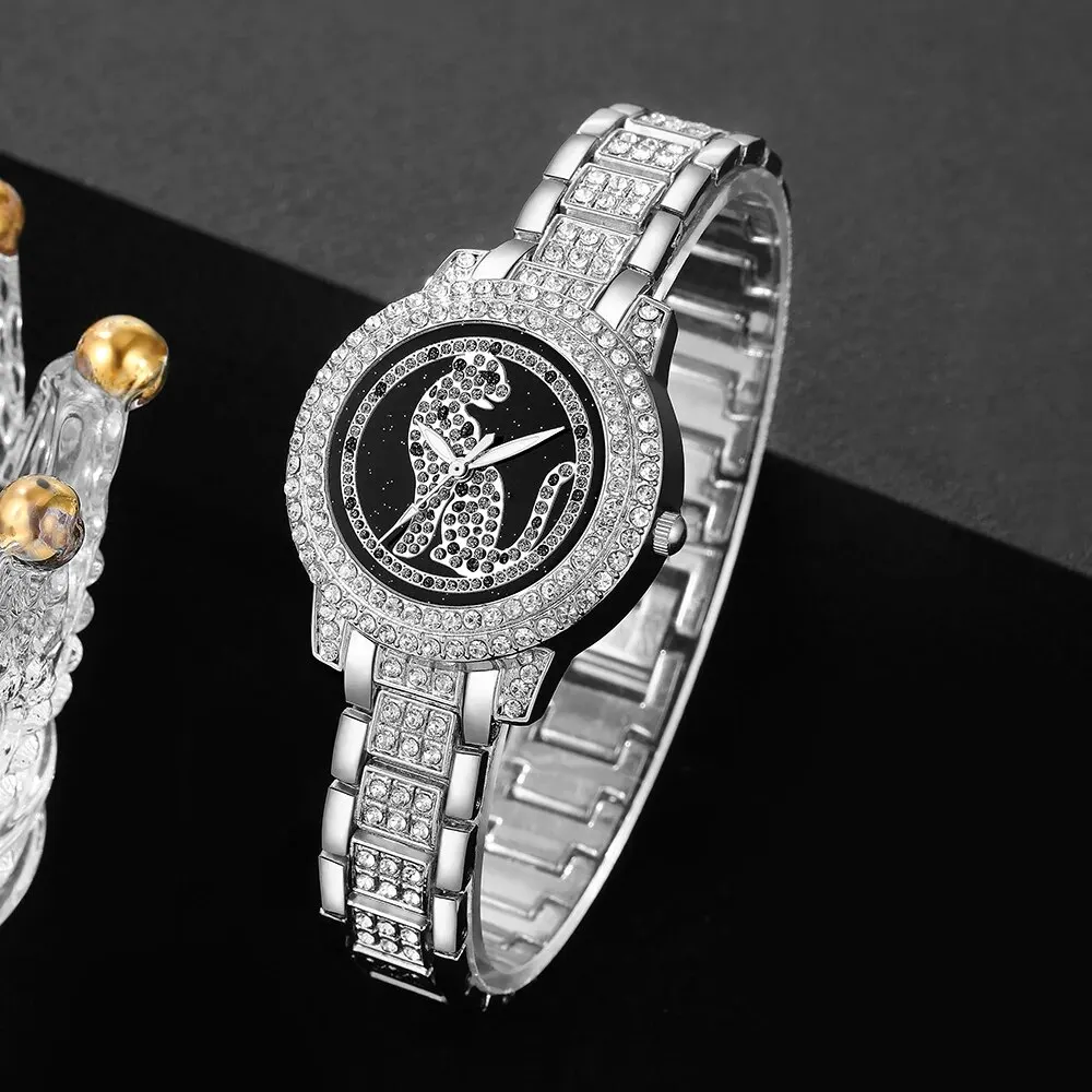 Women Watches Diamond Set Ladies Wrist Watches Rhinestone Womens Bracelet