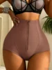 84867-9001d5.jpg 1 pièce Pantalon sculptant taille haute pour femme, effet push-up, avec ceinture respirante et entrejambe renforcé double couche