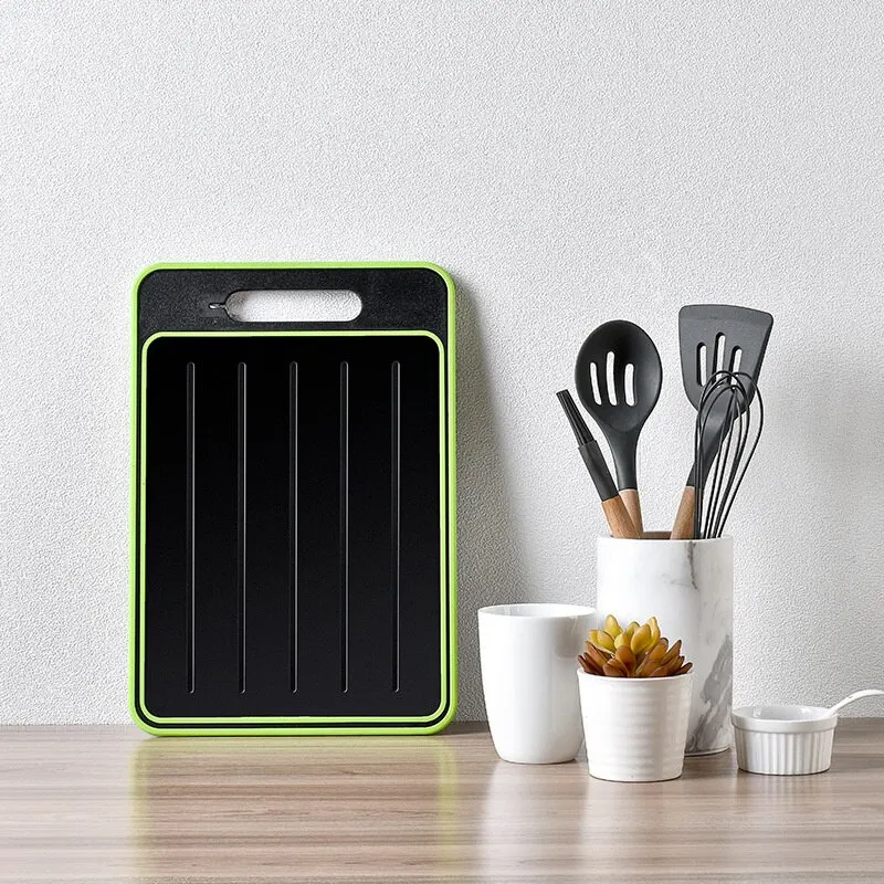Double Sided Cutting Board Thawing Function Kitchen Grinding Chopping Multifunctional Sharpener