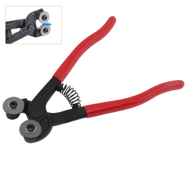 Heavy Duty Double Round Wheel Glass Tile Nippers for Glass / Tile, Durable  Tile Cutter Pliers - AliExpress