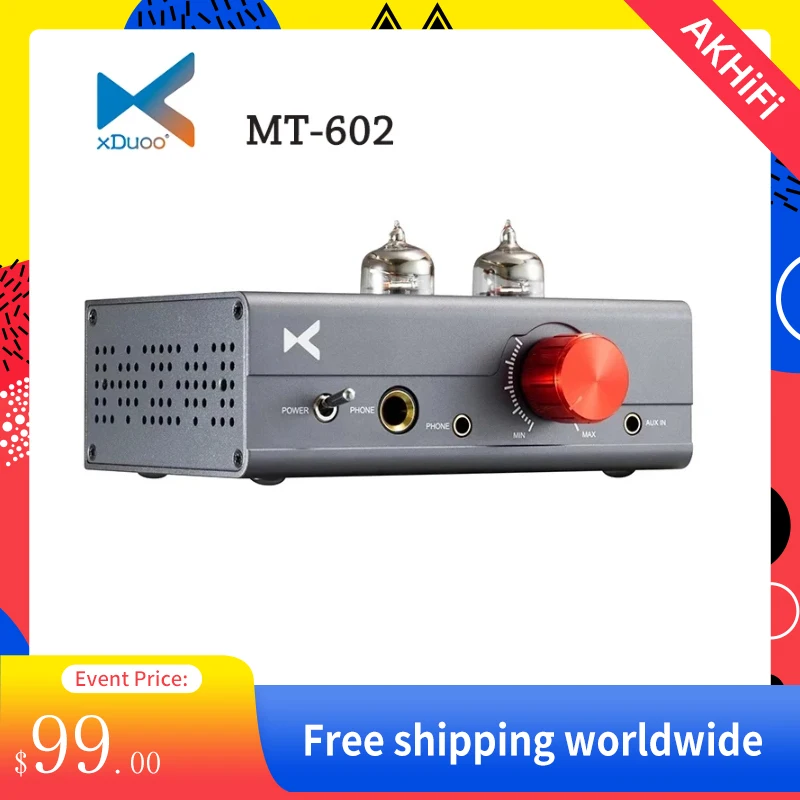 

XDUOO MT-602 ламповый усилитель Double 6J1 MT602 высокопроизводительная трубка + усилитель для наушников класса А