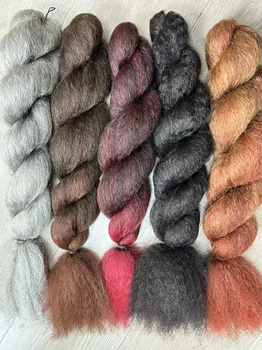 OrientfashionVixen 26 Inch Fluffy Kinky Straight Synthetic Jumbo Crochet Bulk Hair Afro Braids Extension