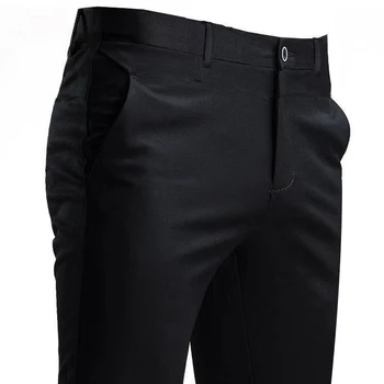 Pantalones de traje para hombre elastico