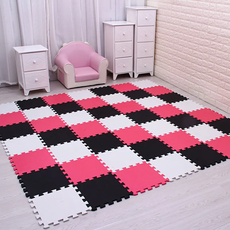 Baby EVA Foam Puzzle Play Mat /kids Rugs Toys carpet for childrens Interlocking Exercise Floor Tiles,Each:29cmX29cm 6