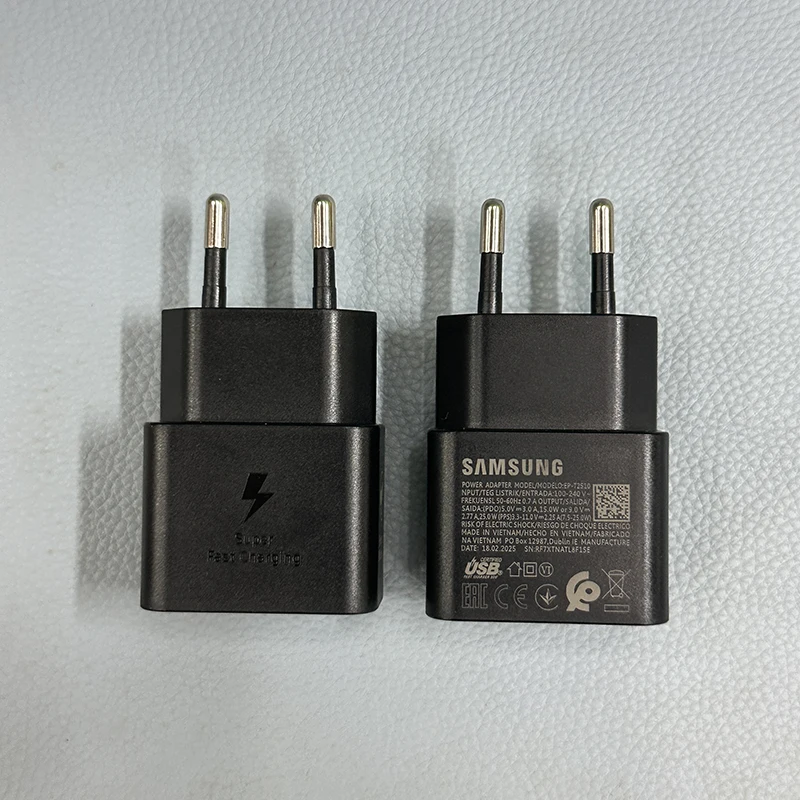 Original Samsung 25W 15W Super Fast Charger Power Adapter Type C Galaxy A26 A16 A06 A52s A15 A14 A24 A34 A13 A73 A33 A32 A42