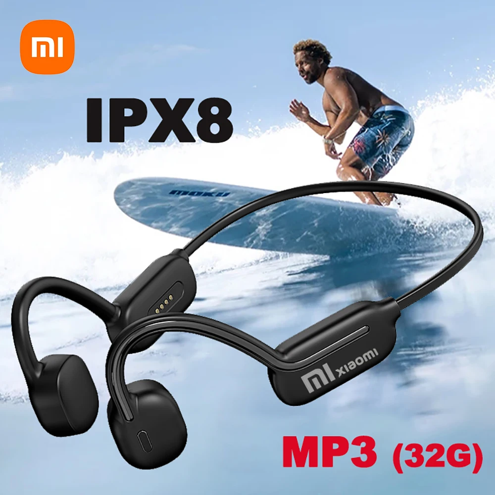 Tayogo - Lecteur MP3 étanche IPX8 Pour Natation, 8Go, écouteurs Intégrés, Léger (32g)