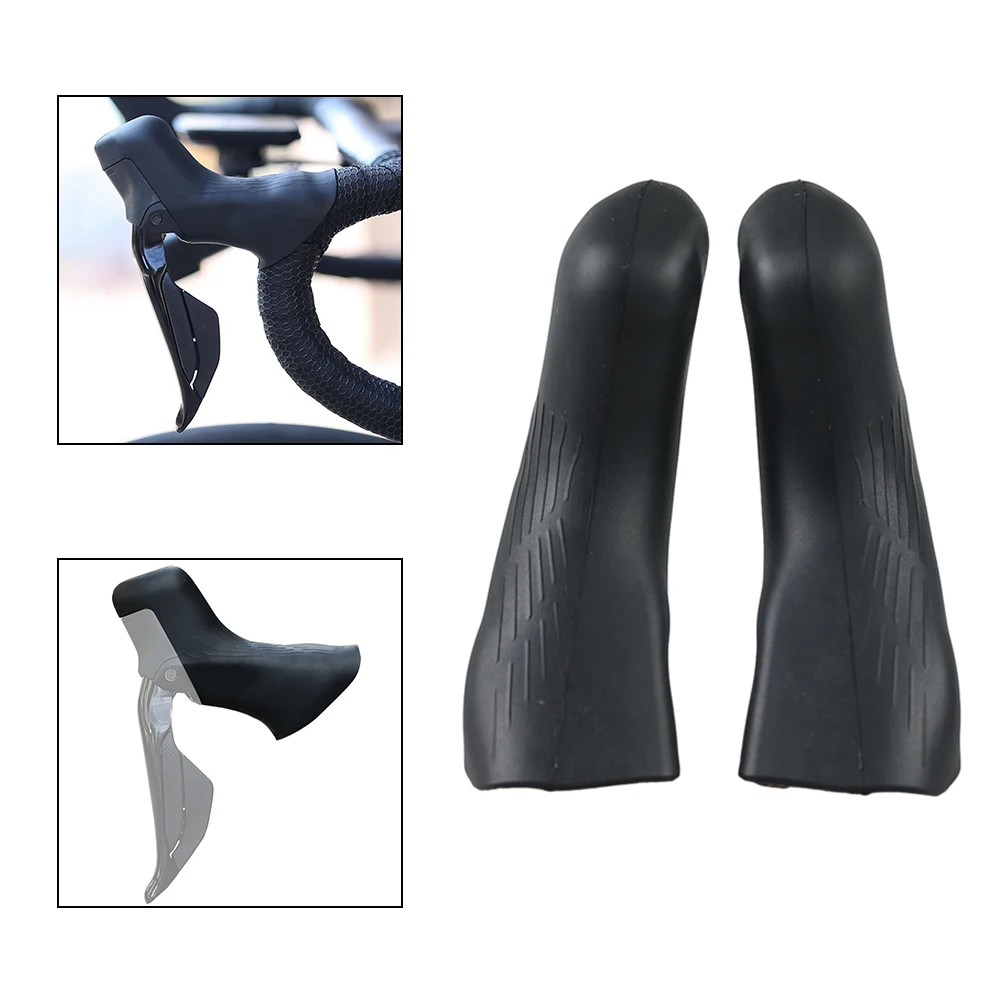For 105 Di2 St-R7170 Parts Brake Levers Covers Bicycle Bike New Parts Silica Gel Useful 1 Pair Accessories Black