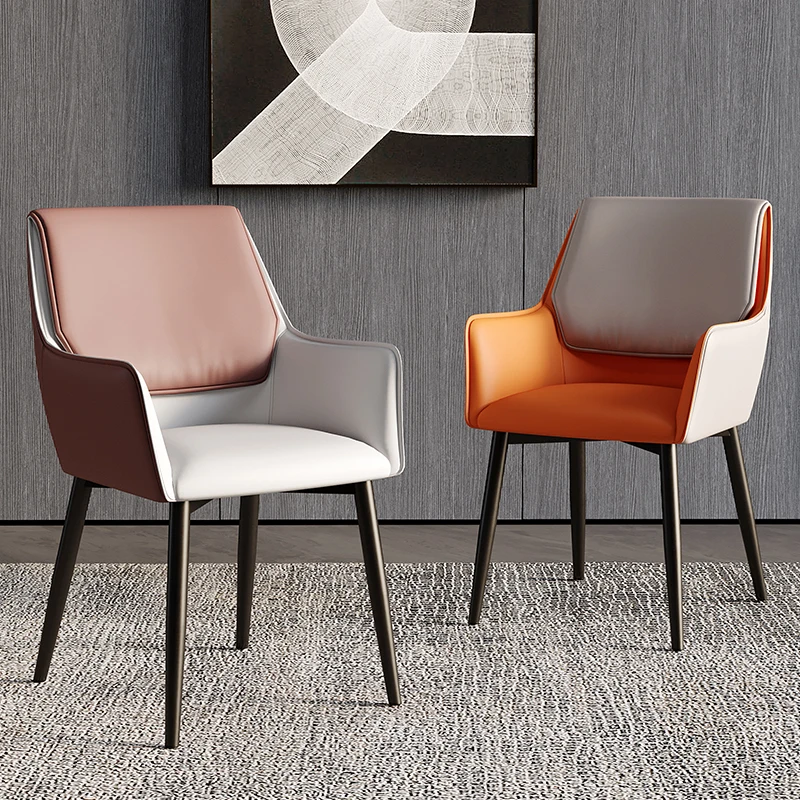 

Design Armchair Dining Chairs Hotel Luxury Office Stool Nordic Dining Chairs Lounges Ergonomic Krzeslo Sandalye Home Furniture