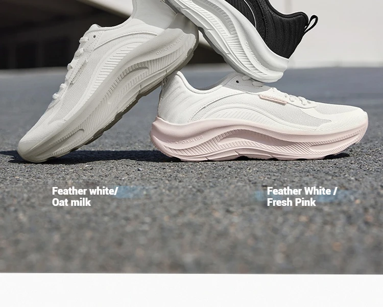 361 Degrees Women's Running Shoes Casual Mesh Anti-slip Lightweight Trendy Thick-sole Rebond Durable Female Sneakers 682532239