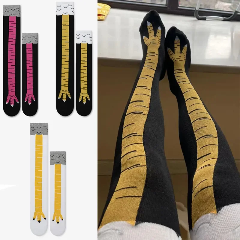 Calcetines-de-pata-de-pollo-para-hombre-y-mujer-accesorio-de-Cosplay ...
