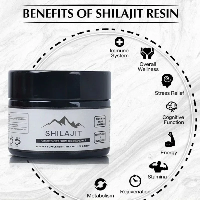 Pure Himalayan Shilajit Resin Natural Pure Shilajit Resin Lab Fulvic Acid Tested 85+ Trace Minerals