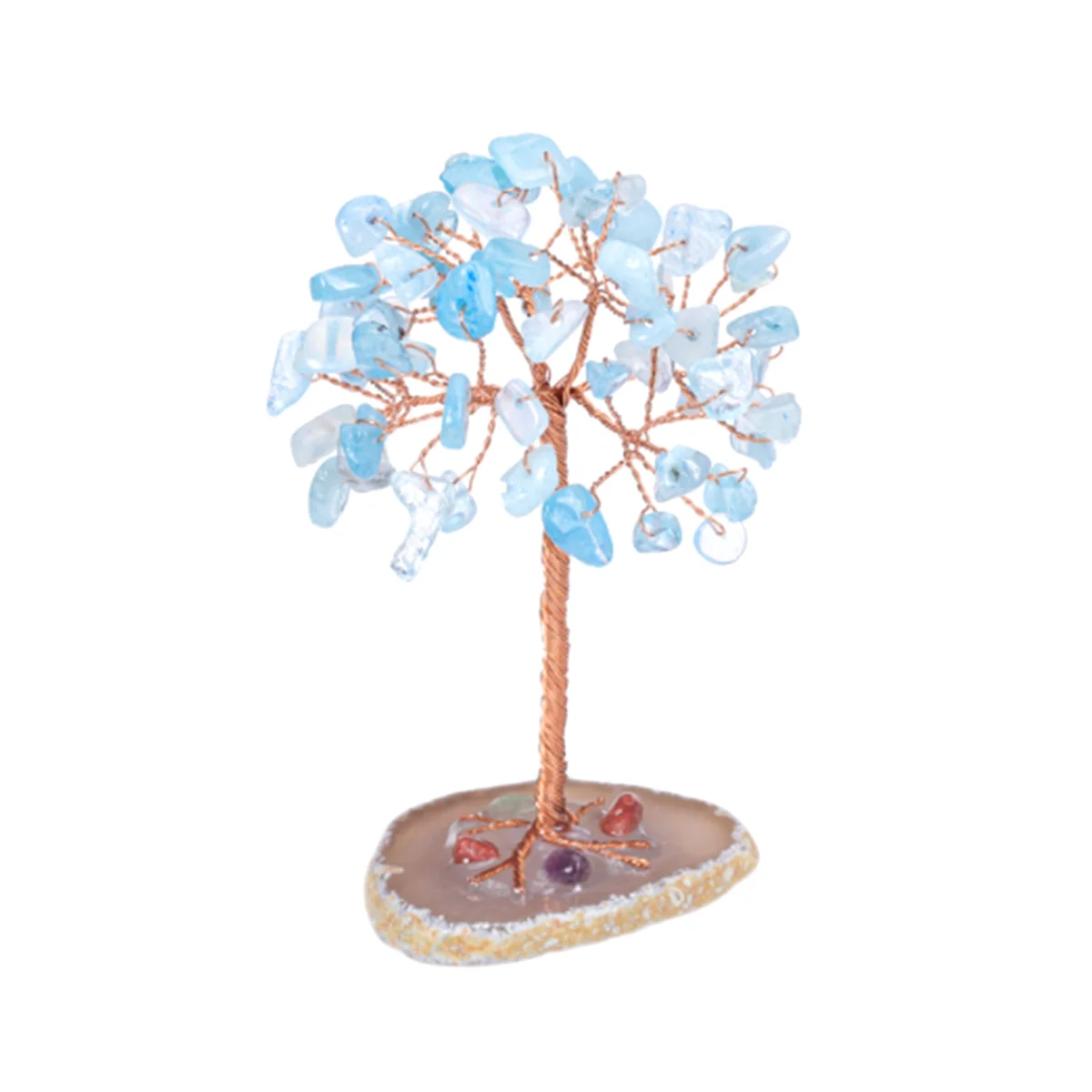 

Украшение для рабочего стола ручной работы из искусственного кристалла гравия украшение для дома офисное украшение для стола