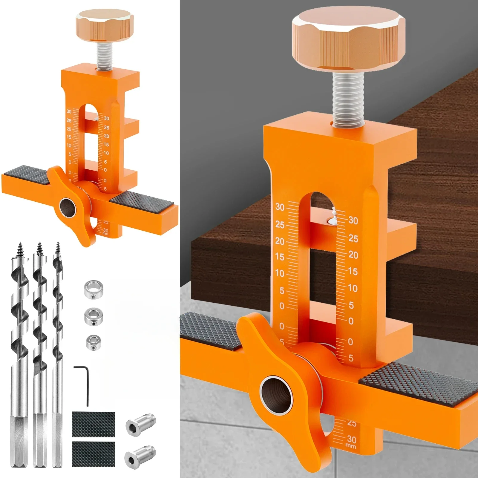 10mm Rebounder Punched Mounting Jig Cabinet Door Installation Jig