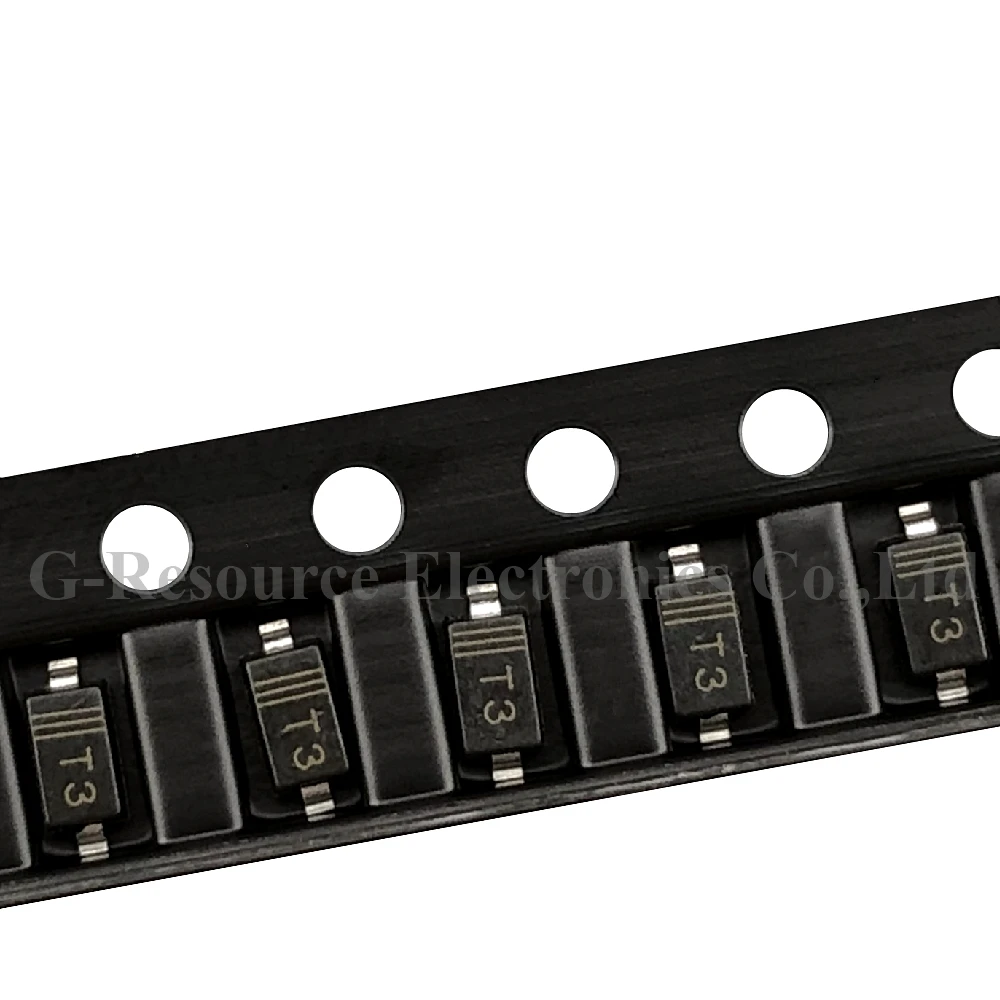 (100 Pz) Bav21W Sod-123 1206 Smd Switch Diodo Bav21 Sod123 (Marcatura T3)