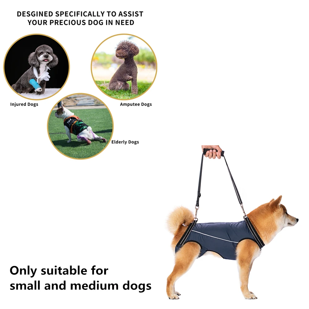 Dog Support Harness Dog Assisted Belt for Front and Rear Legs Pet
