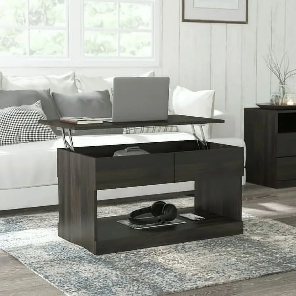 

Brindle Wood Rectangular Lift Top Coffee Table Espresso Modern Coffee Tables Living Room Center Table Dining Mesas Folding Low
