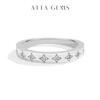 ATTAGEMS Lab Moissanite Diamond Rings for Women Star Wedding Band 925 Silver 18K White Gold Engagement Fine Jewelry Dropshipping 1