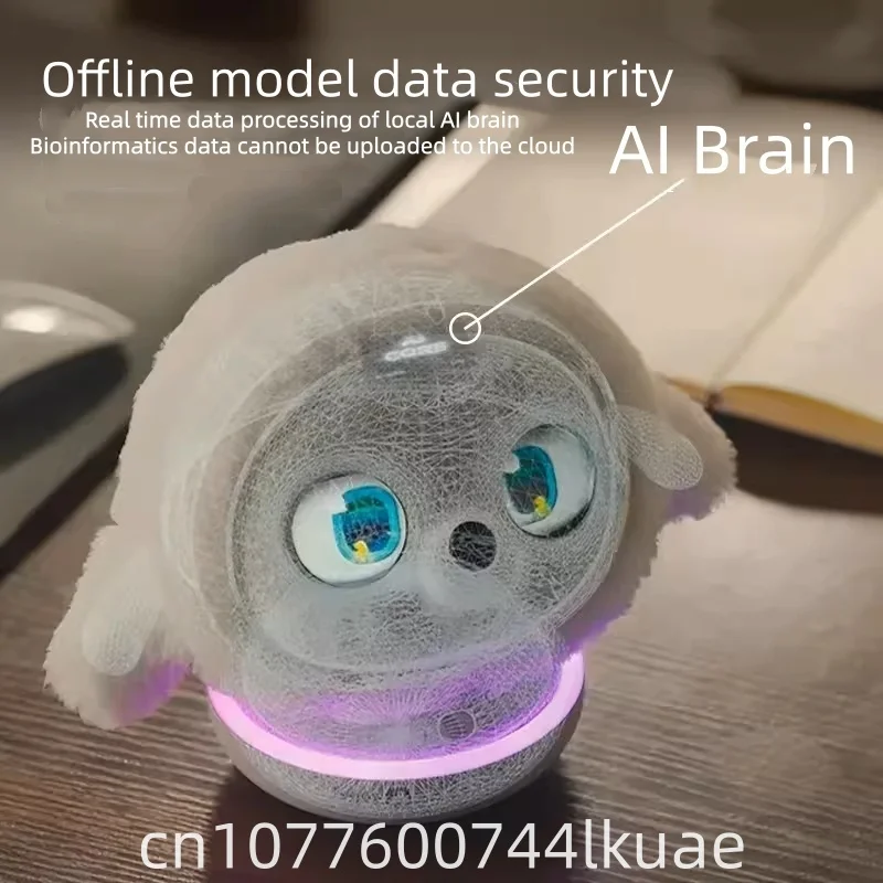 Robot Intelligente AI da Tavolo Ropet: Compagno Emotivo con Riconoscimento Facciale, Sensore Tattile, Supporto per la Crescita e Comunicazione Multilingue - immagine 3
