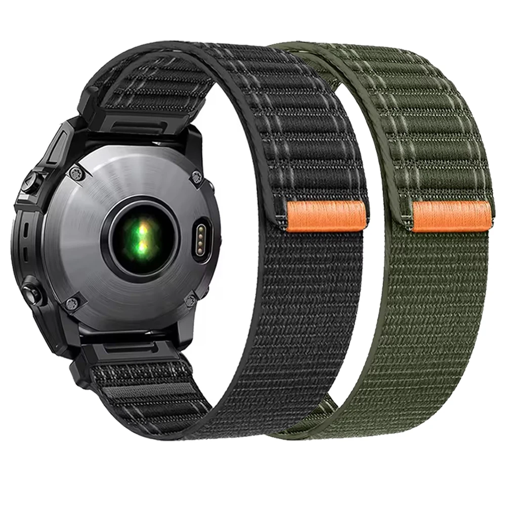 Premium Woven Nylon Bracelet Strap with QuickFit Clasp – 22mm & 26mm Options