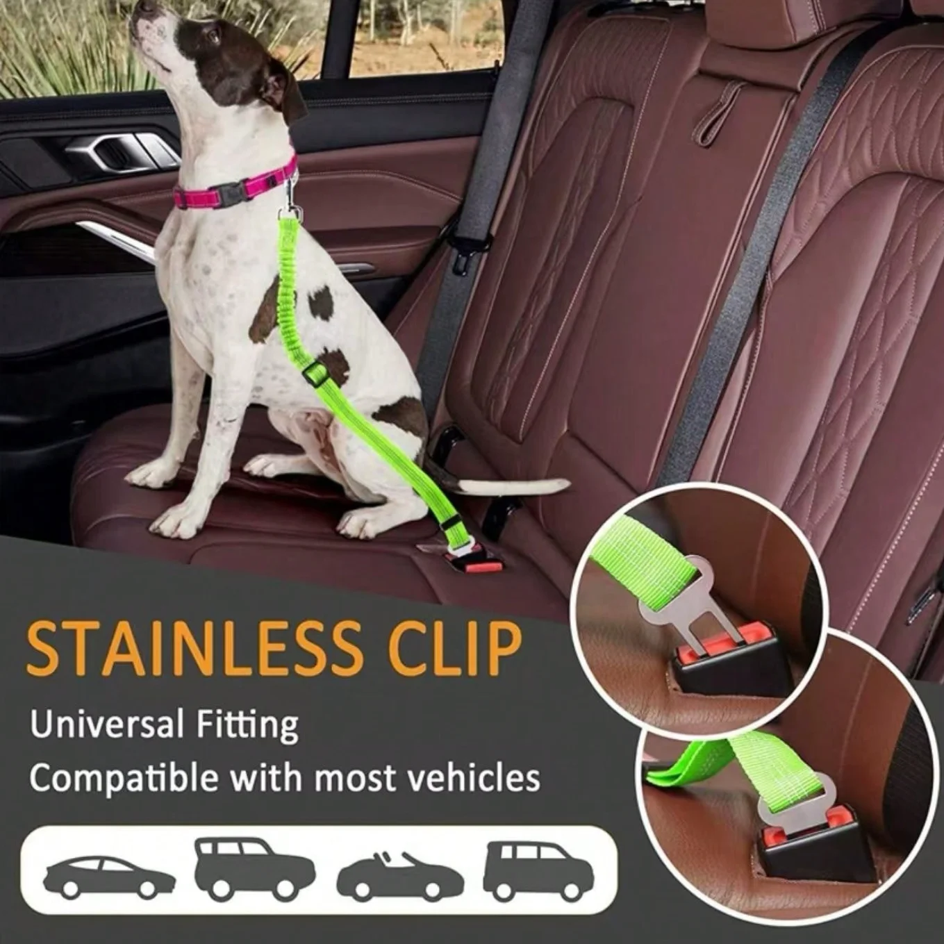 Adjustable Pet Seatbelt 5