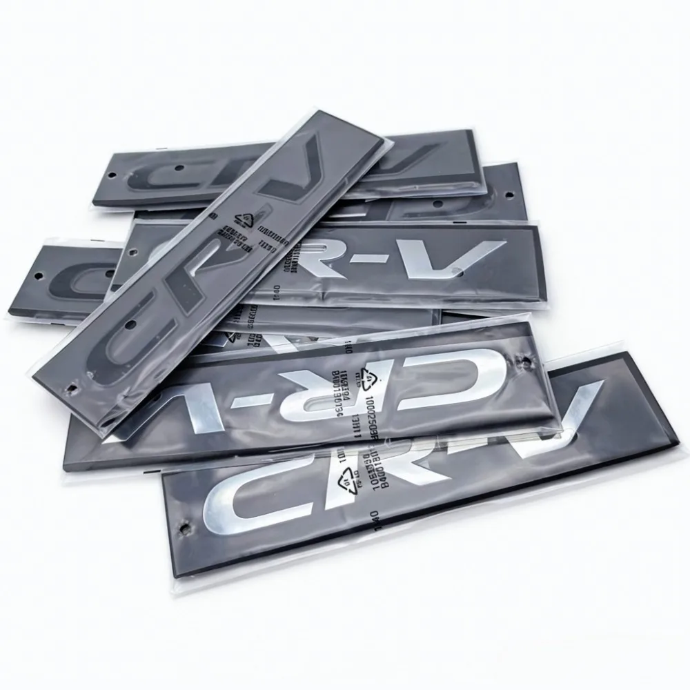 1개 CR-V C R V 레터 로고 엠블럼 3D ABS 자동차 스티커 (자동차 리어 트렁크 부트 레터 배지 장식 자동차 스타일링 액세서리)