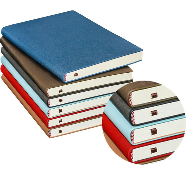 Portable Notebooks A6 Travelers Journals School Office Meeting Record Notepad