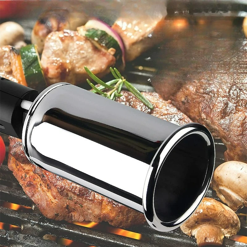 High Firepower Mountain Tank Flamethrower Outdoor Camping BBQ Efficient High Flame Igniter Direct Fire Lighter Gadgets for Men