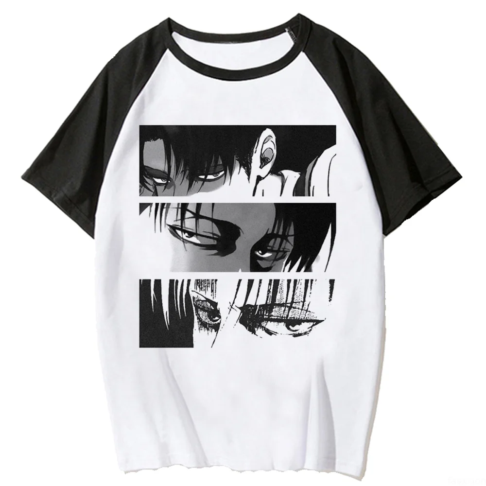 

Attack on Titan t-shirts women harajuku summer Tee girl y2k 2000s clothes